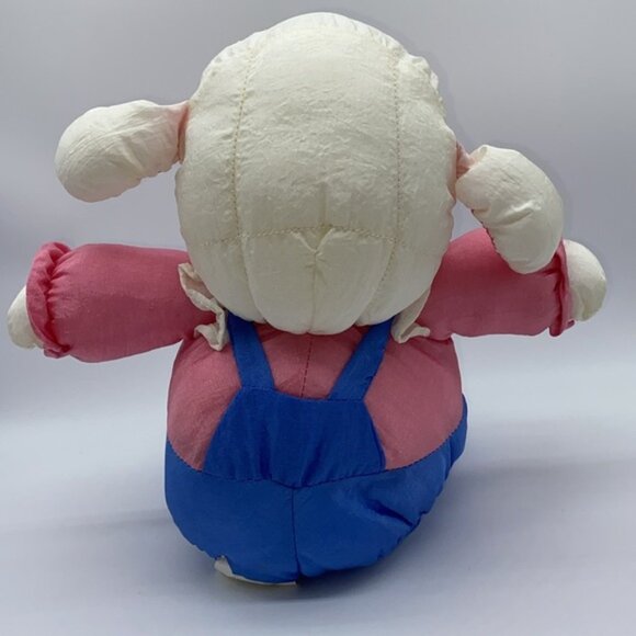 Department 56 Parachute Lamp Sheep Plush Easter Stuffed Animal Vintage - Picture 4 of 9